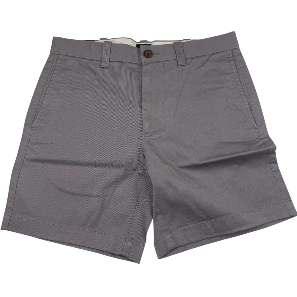 NWT J.Crew Performance Short 7” inseam Men's Size 29 Gray Cotton Stretch Zipper
